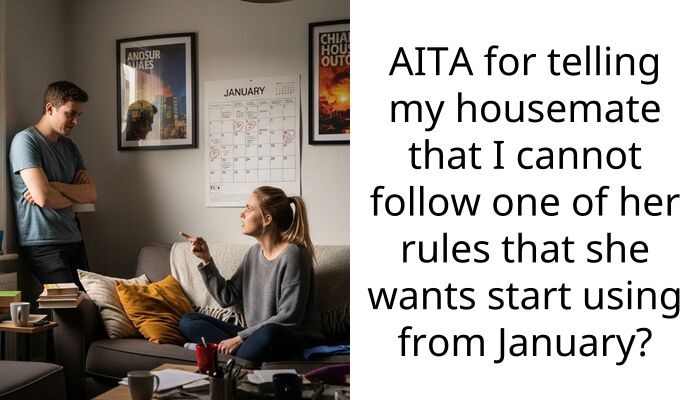 AITA for telling my housemate that I cannot follow one of her rules that she wants start using from January?
