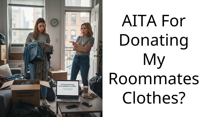 AITA For Donating My Roommates Clothes?