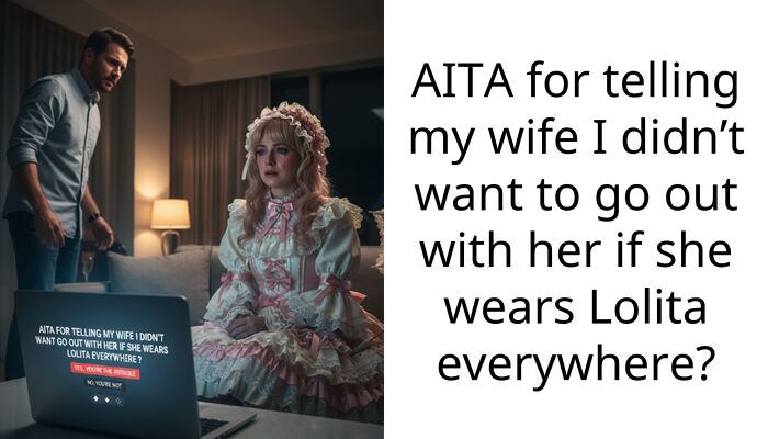 AITA for telling my wife I didn’t want to go out with her if she wears L**ita everywhere?