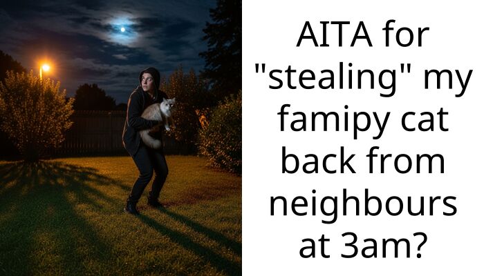 Redditors “Steals” Back Their Family Cat From Neighbors Who Claimed Their Daughter “Found” Him
