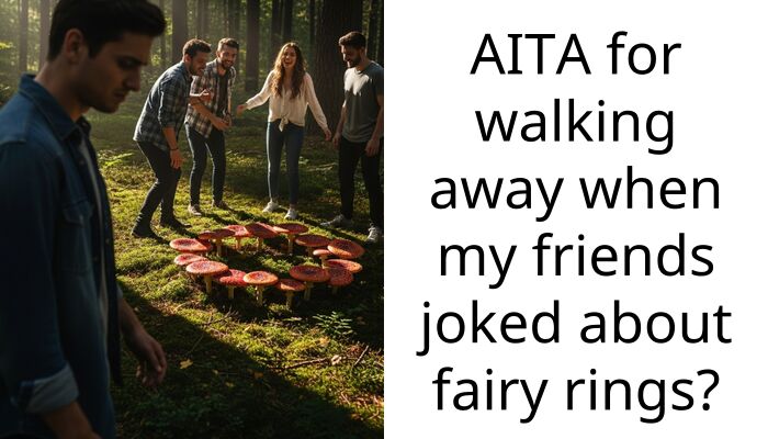 AITA for walking away when my friends joked about fairy rings?