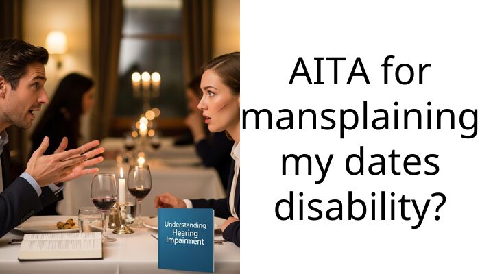 I Laughed When My Date Told Me Her Deafness Cause And Now Everyone Is Calling Me Out
