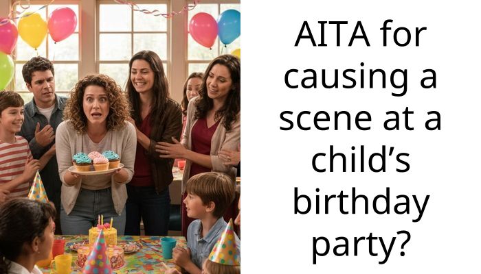 AITA for causing a scene at a child’s birthday party?