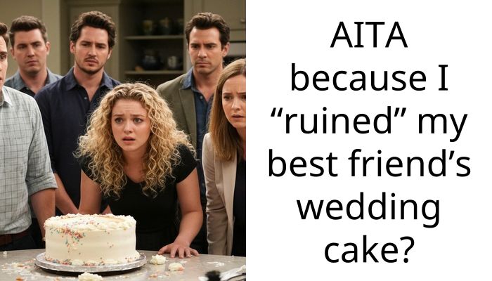 I Smashed My Best Friend’s Wedding Cake as a Prank and Now She Won’t Talk to Me