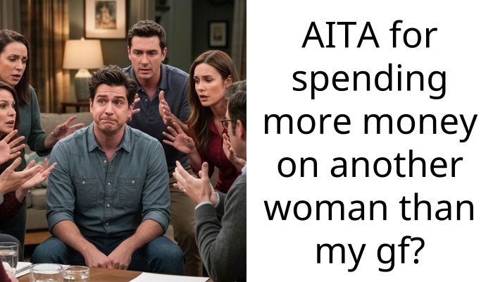AITA for spending more money on another woman than my gf?