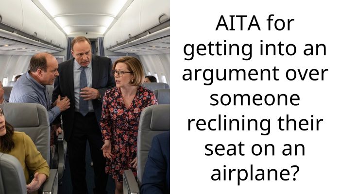 AITA for getting into an argument over someone reclining their seat on an airplane?