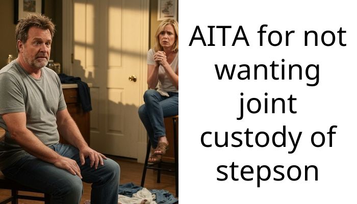 AITA for not wanting joint custody of stepson