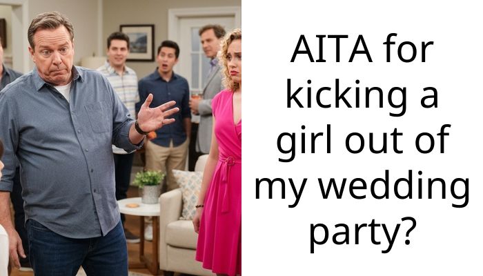AITA for kicking a girl out of my wedding party?