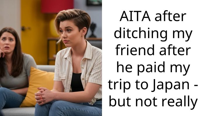 AITA after ditching my friend after he paid my trip to Japan – but not really