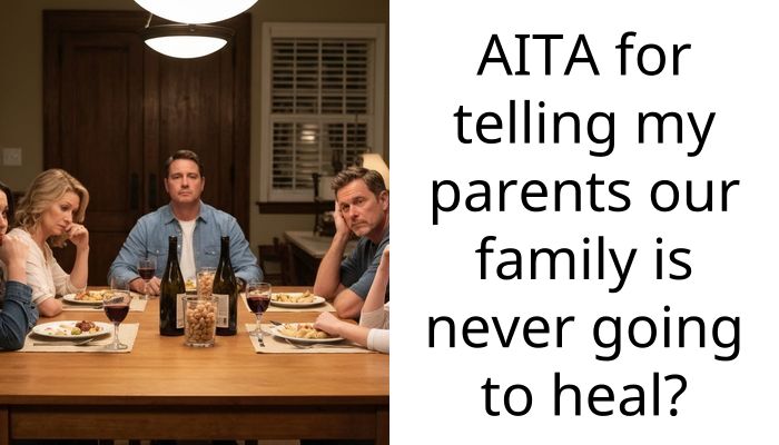 AITA for telling my parents our family is never going to heal?