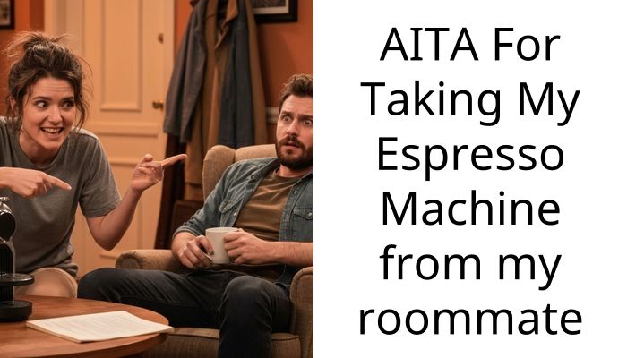 AITA For Taking My Espresso Machine from my roommate