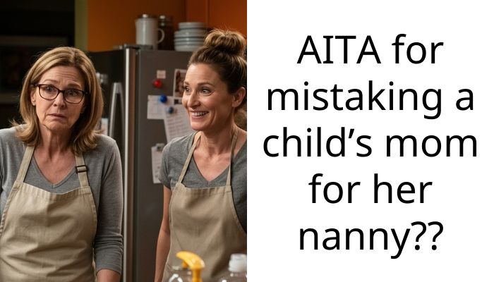 AITA for mistaking a child’s mom for her nanny??
