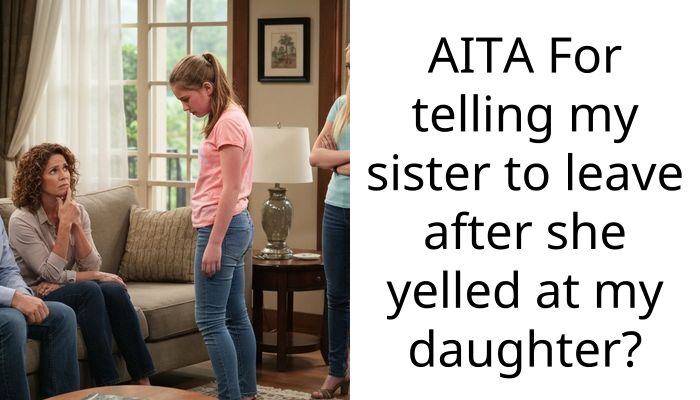 My Sister Refused To Leave My House After Yelling At My Daughter For Being A Lesbian
