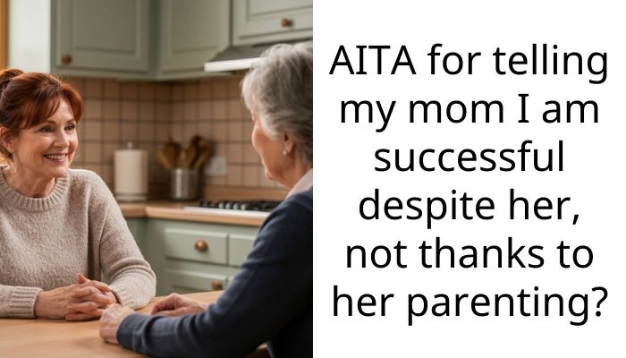 AITA for telling my mom I am successful despite her, not thanks to her parenting?