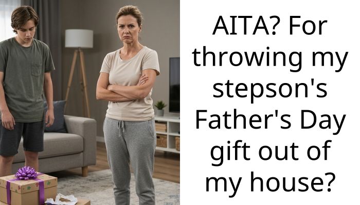 AITA? For throwing my stepson’s Father’s Day gift out of my house?