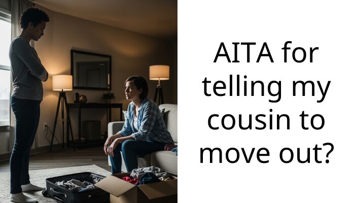 AITA for telling my cousin to move out?