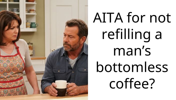 AITA for not refilling a man’s bottomless coffee?