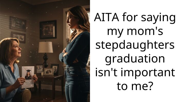 AITA for saying my mom’s stepdaughters graduation isn’t important to me?