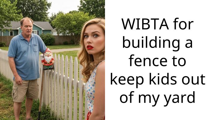 WIBTA for building a fence to keep kids out of my yard
