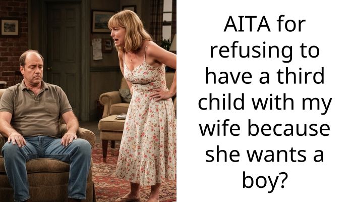 AITA for refusing to have a third child with my wife because she wants a boy?
