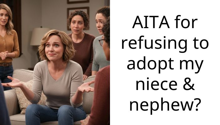 AITA for refusing to adopt my niece & nephew?
