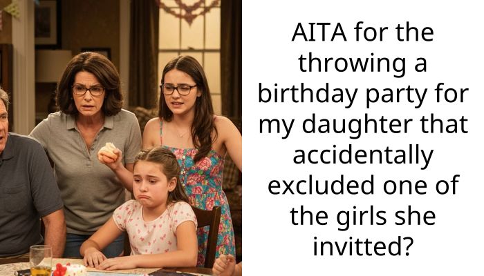 AITA for the throwing a birthday party for my daughter that accidentally excluded one of the girls she invitted?