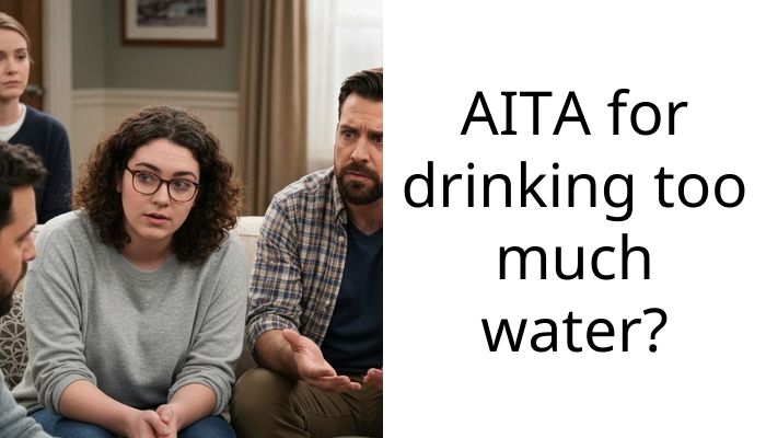 AITA for drinking too much water?