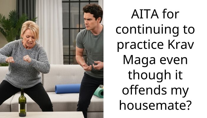 AITA for continuing to practice Krav Maga even though it offends my housemate?