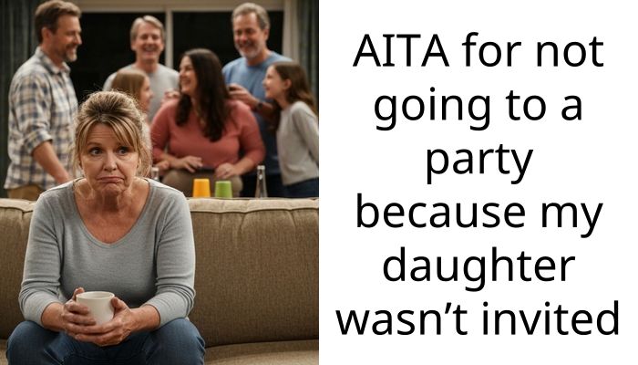 AITA for not going to a party because my daughter wasn’t invited