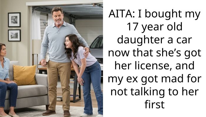 AITA: I bought my 17 year old daughter a car now that she’s got her license, and my ex got mad for not talking to her first