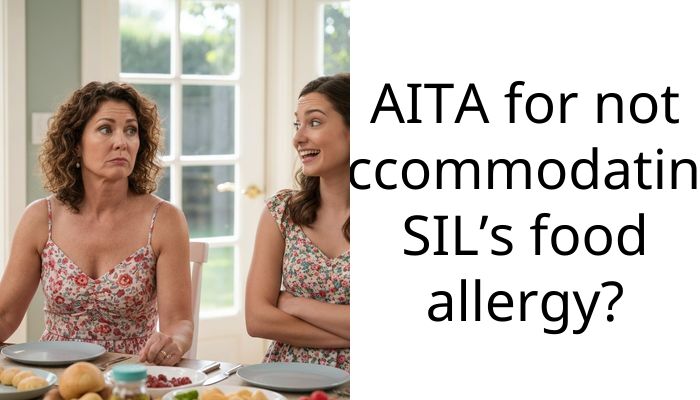 AITA for not accommodating SIL’s food allergy?