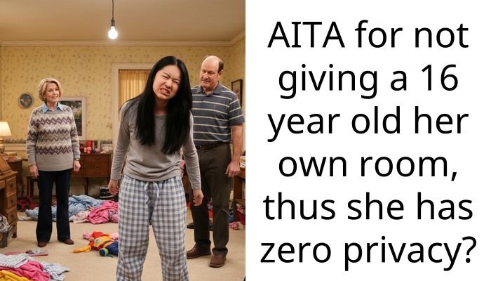 AITA for not giving a 16 year old her own room, thus she has zero privacy?