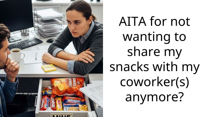 Coworkers call me stingy for refusing to let them steal the snacks I pay for every day