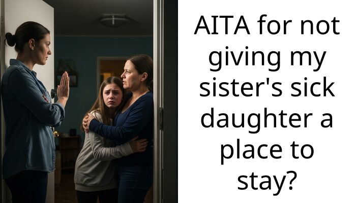 AITA for not giving my sister’s sick daughter a place to stay?