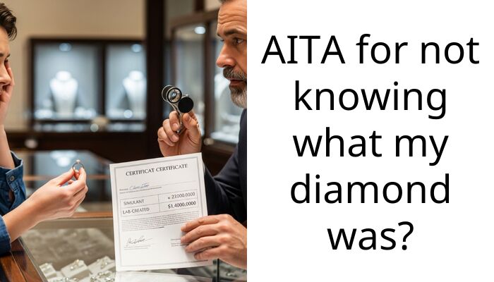 AITA for not knowing what my diamond was?