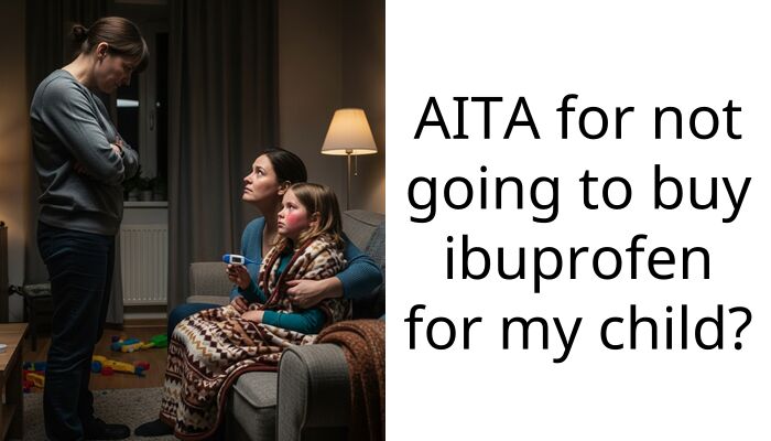 AITA for not going to buy ibuprofen for my child?