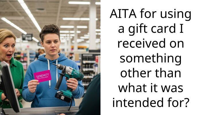 AITA for using a gift card I received on something other than what it was intended for?