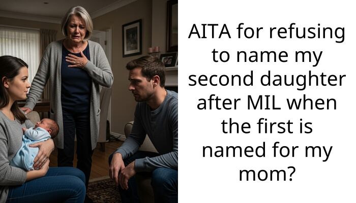 AITA for refusing to name my second daughter after MIL when the first is named for my mom?