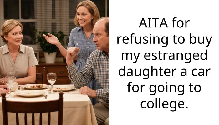 AITA for refusing to buy my estranged daughter a car for going to college.