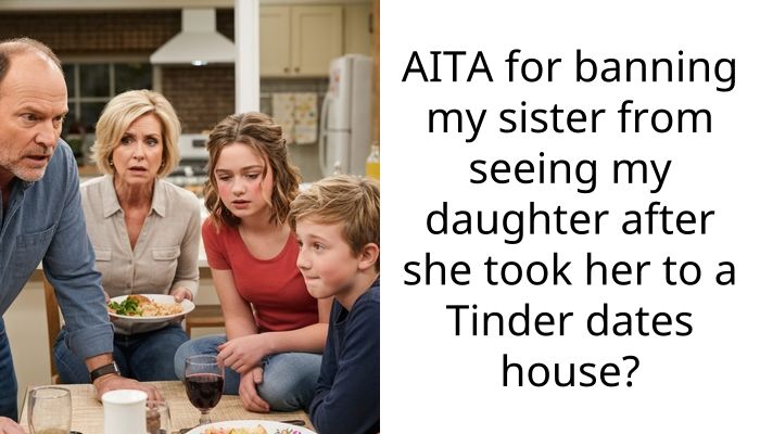My sister took my daughter to a stranger’s house for a date and calls me dramatic