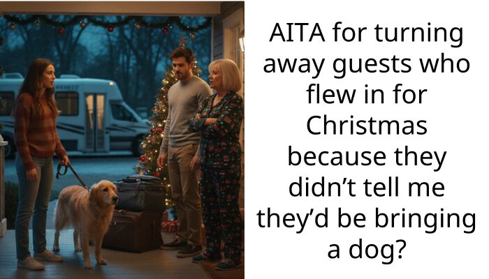 Host Turns Guests Away After A Long Flight Because They Came With Dogs