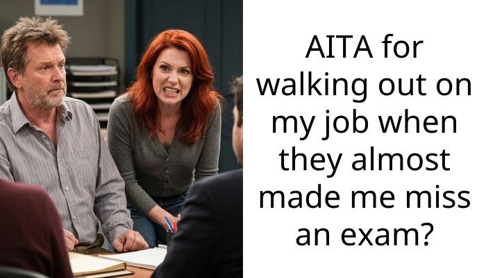 My Boss Threatened To Fire Me If I Skipped Work To Take My College Exams
