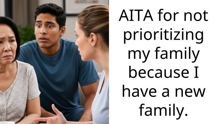 AITA for not prioritizing my family because I have a new family.
