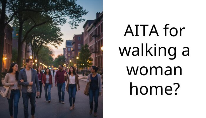 AITA for walking a woman home?