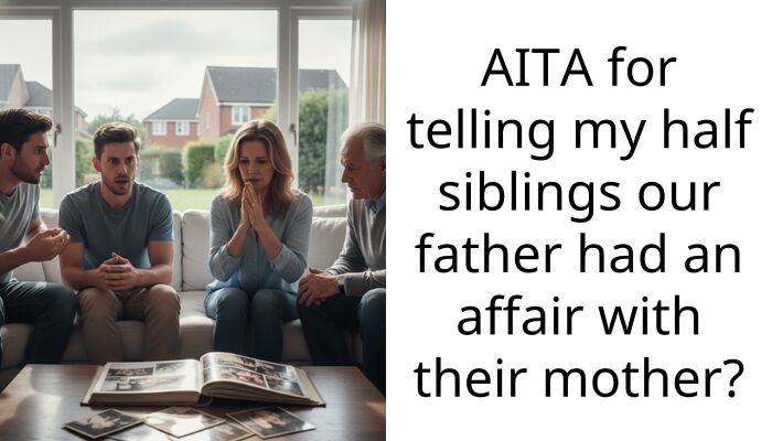 AITA for telling my half siblings our father had an affair with their mother?