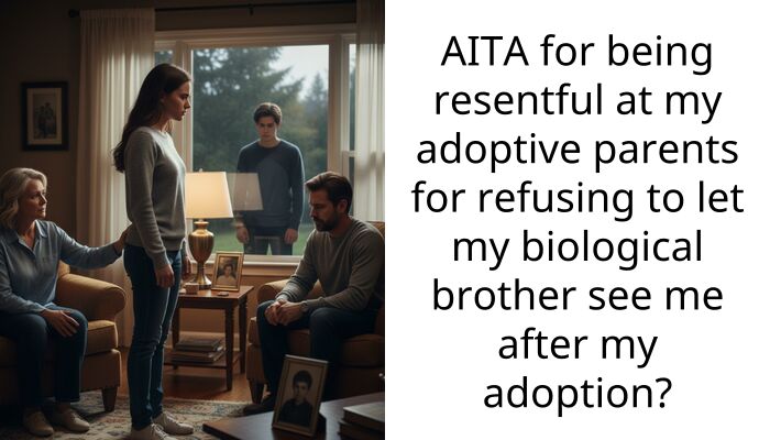 AITA for being resentful at my adoptive parents for refusing to let my biological brother see me after my adoption?