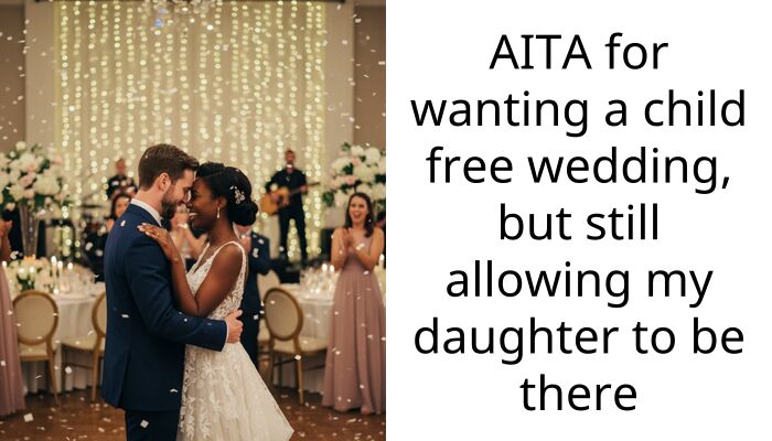 MIL is furious I banned kids from my wedding but kept my own daughter as flower girl