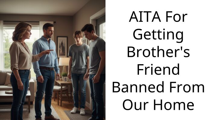 AITA For Getting Brother’s Friend Banned From Our Home