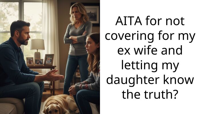 AITA for not covering for my ex wife and letting my daughter know the truth?
