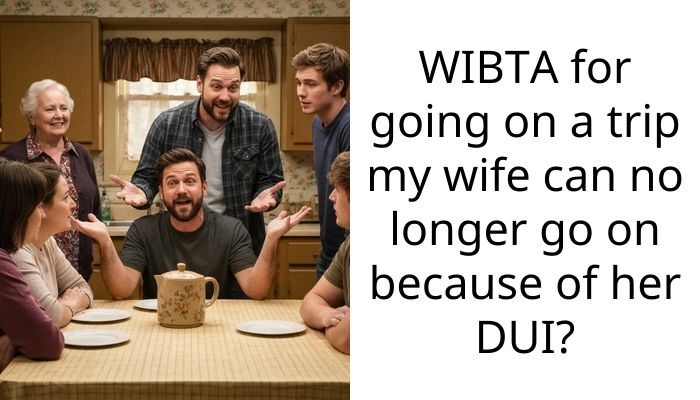 My wife got a DUI and can’t enter Canada, so I’m going on our vacation without her
